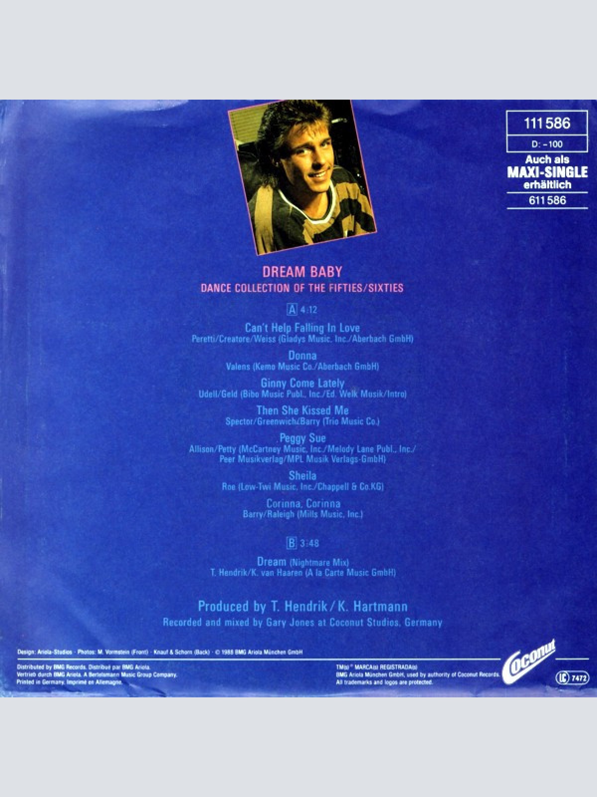 Vinyl / Davy James - Dream Baby  (The Dance Collection Of The Fifties/Sixties)