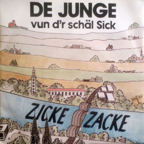 Vinyl / De Junge Vun D'r Schäl Sick - Zicke Zacke