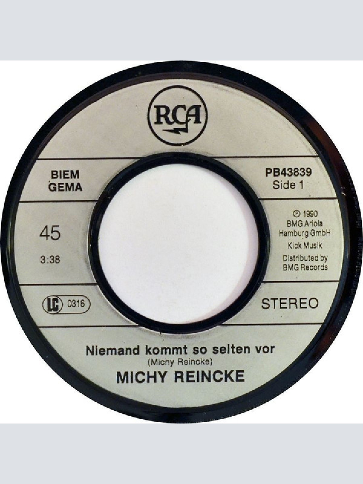 Vinyl / Michy Reincke - Niemand Kommt So Selten Vor ...
