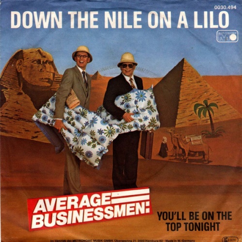 Vinyl / Average Businessmen - Down The Nile On A Lilo