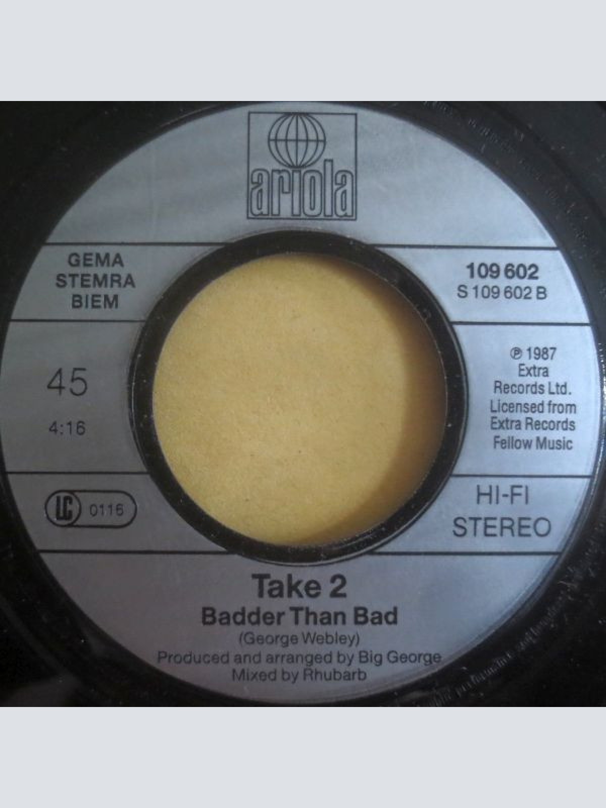 Vinyl / Take 2 - Badder Than Bad