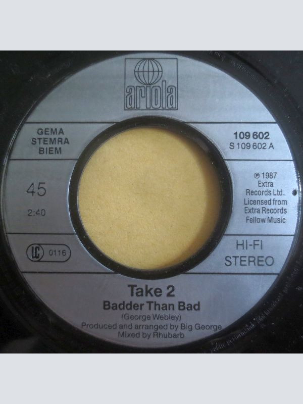 Vinyl / Take 2 - Badder Than Bad