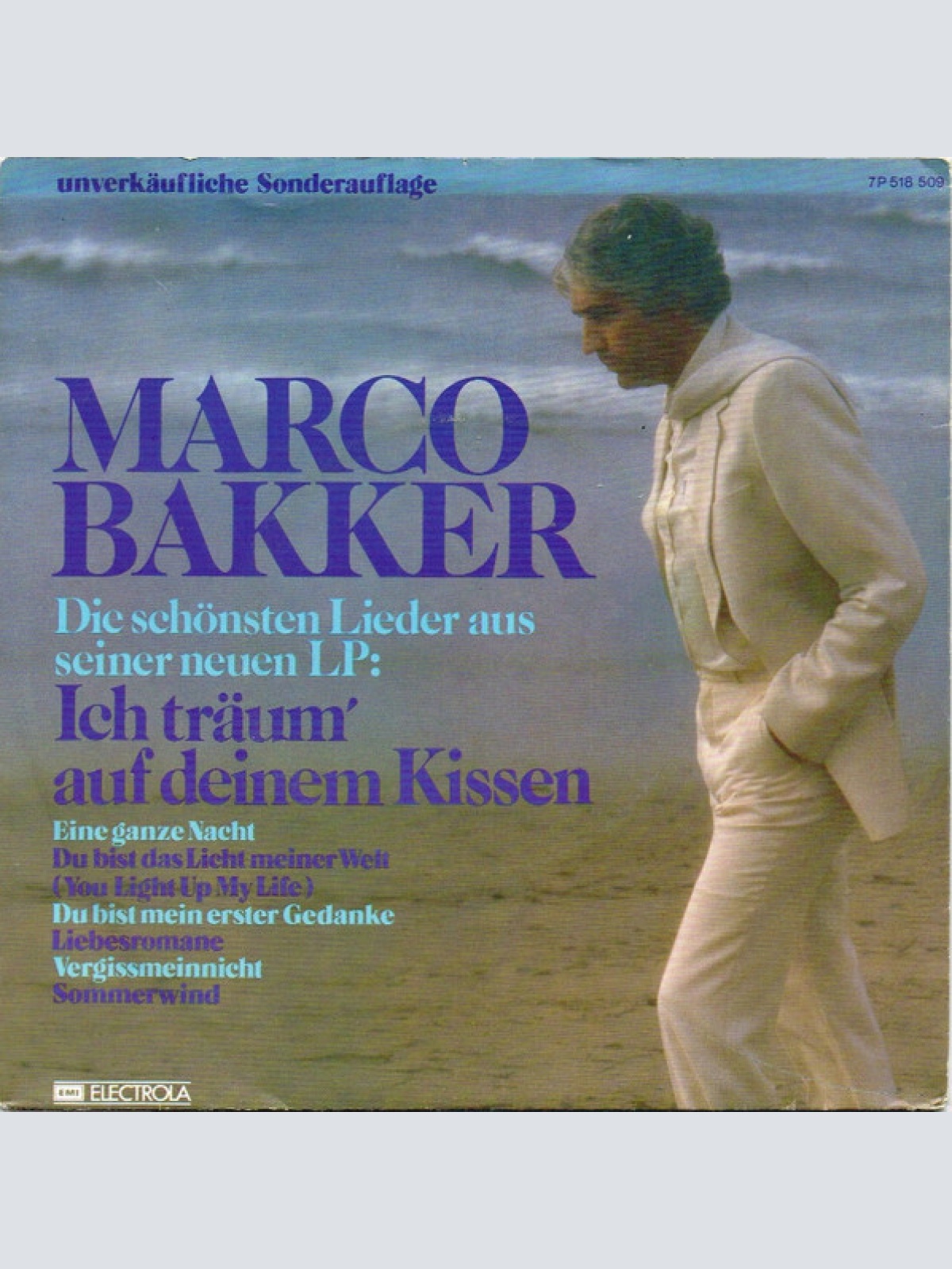 Vinyl / Marco Bakker - Ich Träum' Auf Deinem Kissen