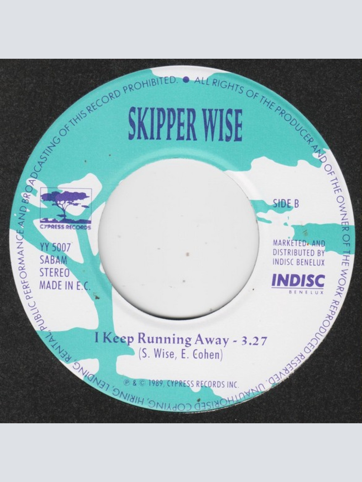 Vinyl / Skipper Wise - Standing Outside In The Rain