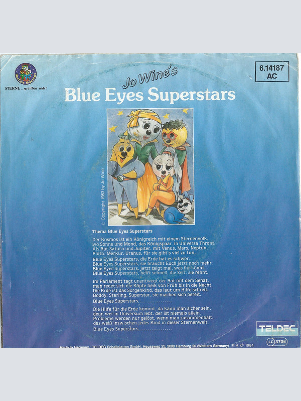 Vinyl / Starry Eyes (2) - Blue Eyes Superstars