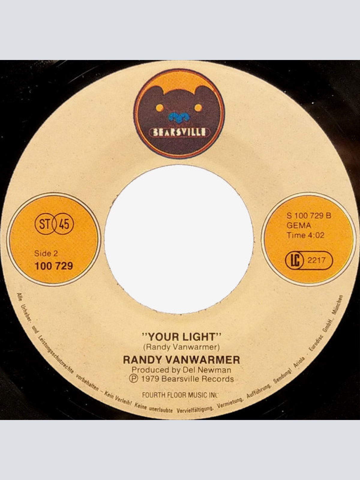 Vinyl / Randy Vanwarmer - Just When I Needed You Most