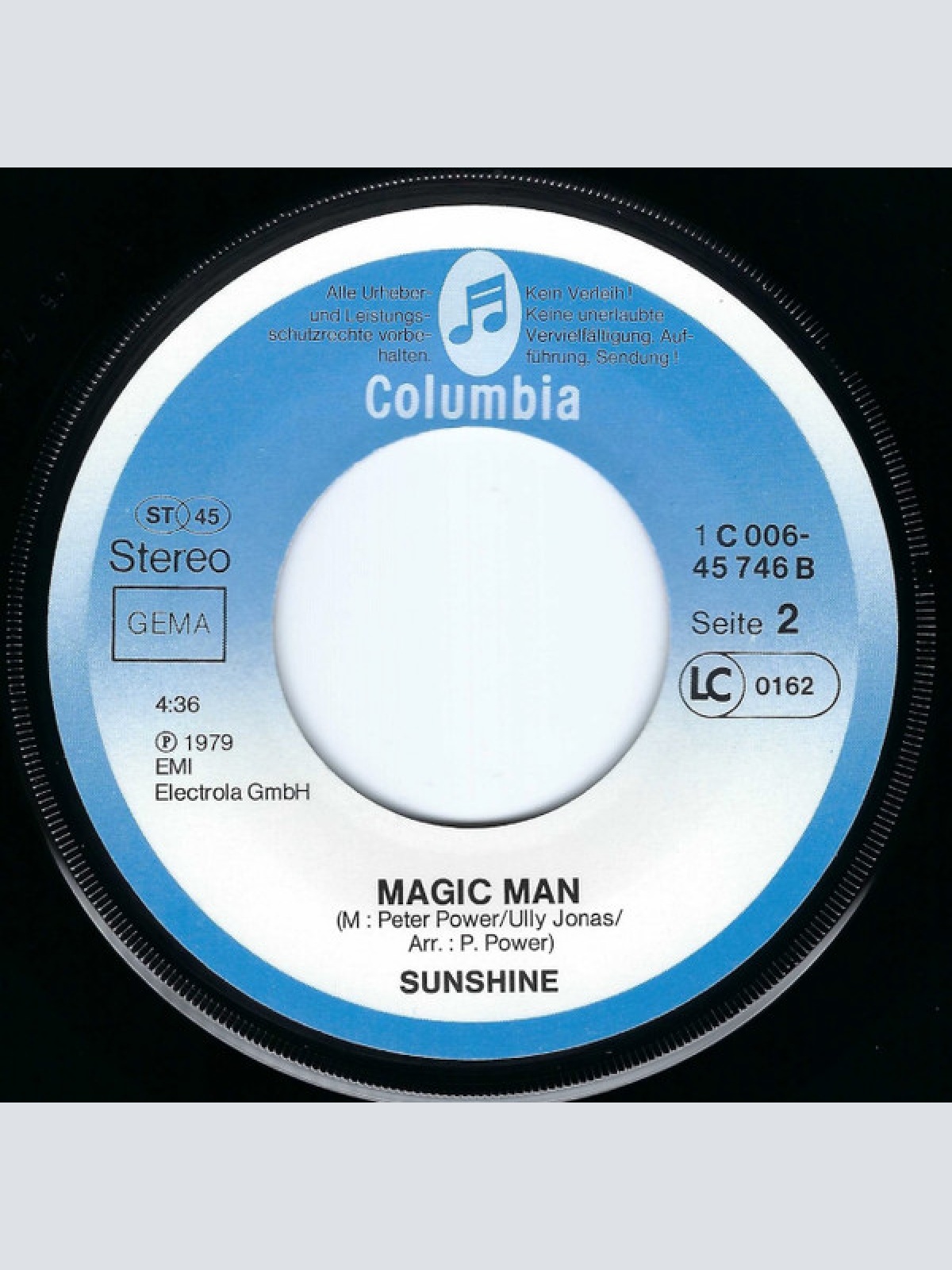 Vinyl / Sunshine (29) - (I'm Not Your) Marionette