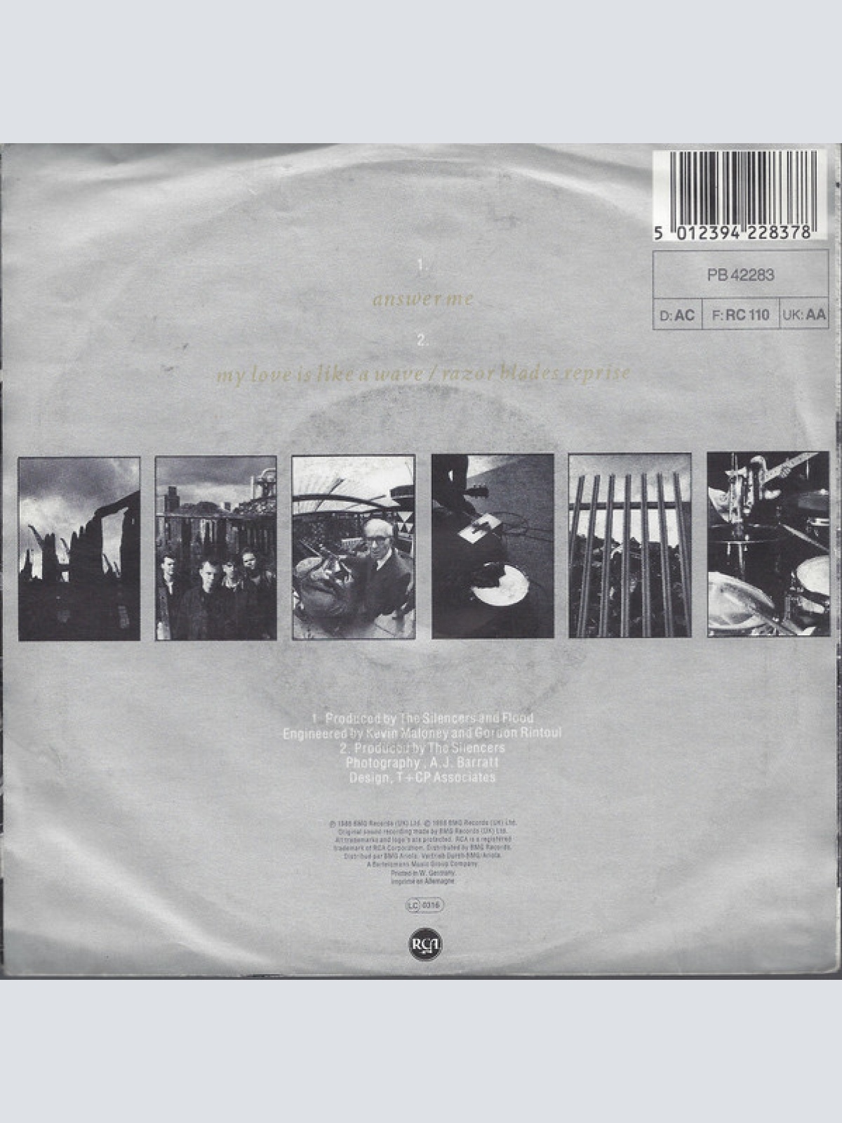 Vinyl / The Silencers - Answer Me