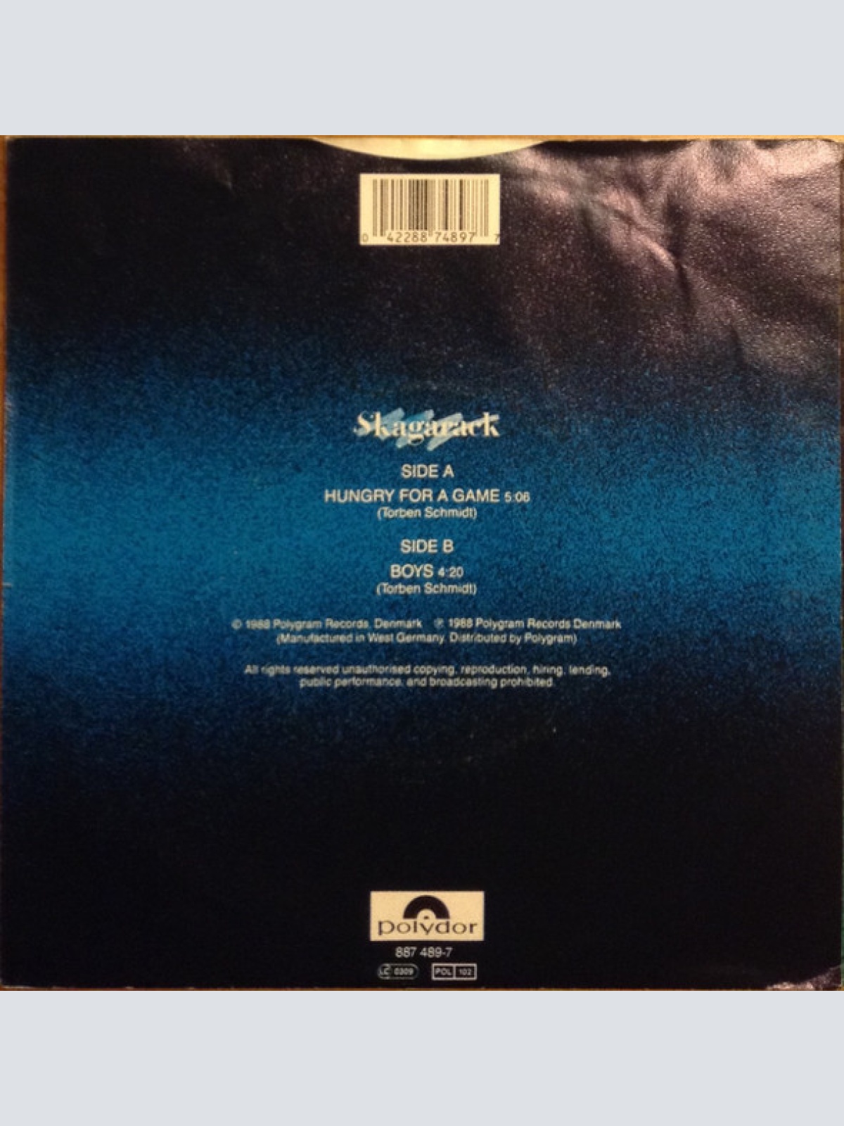 Vinyl / Skagarack - Hungry For A Game