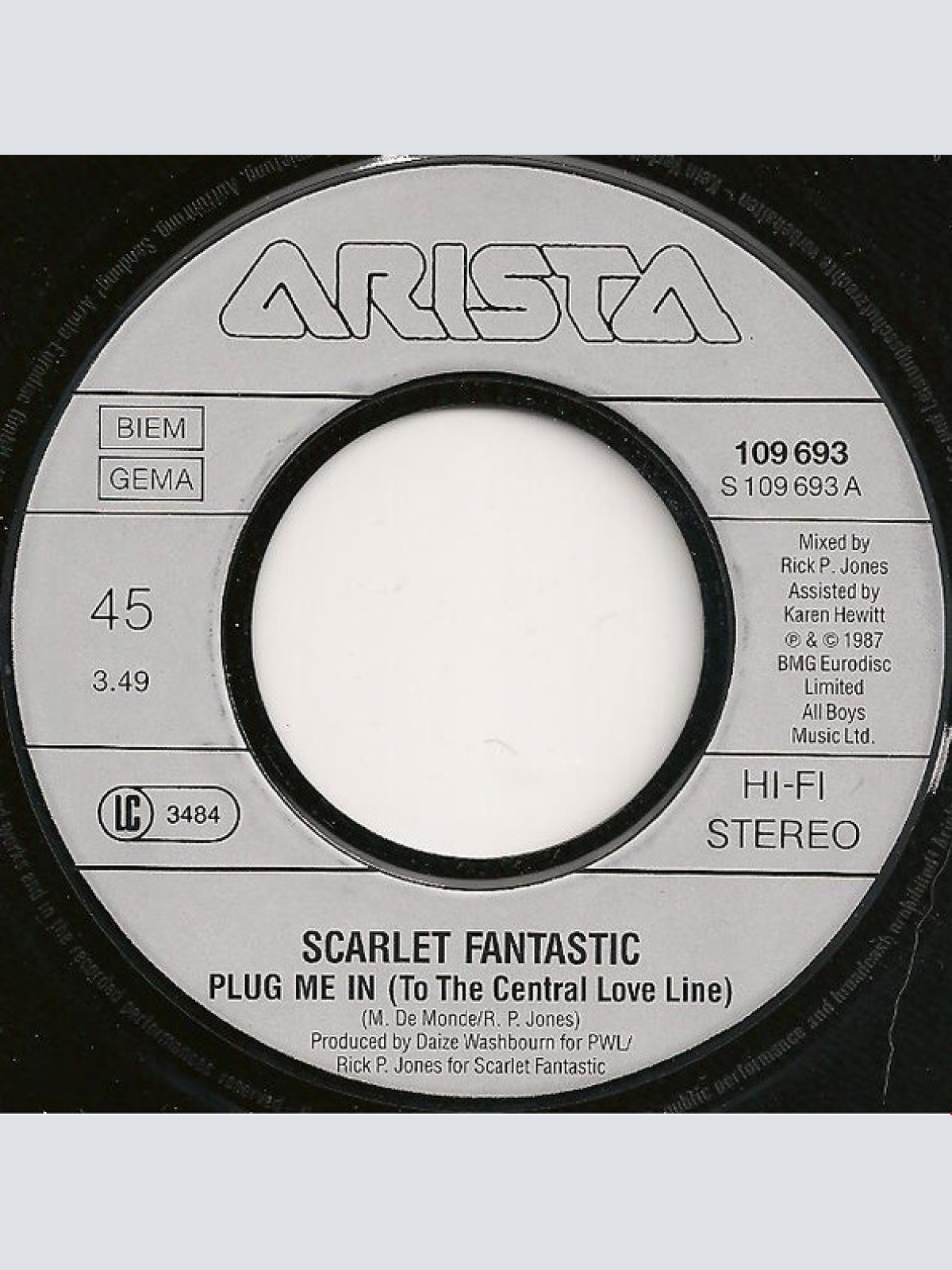Vinyl / Scarlet Fantastic - Plug Me In