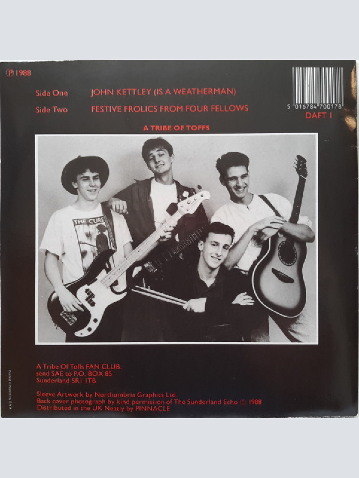 Vinyl / A Tribe Of Toffs - John Kettley (Is A Weatherman)