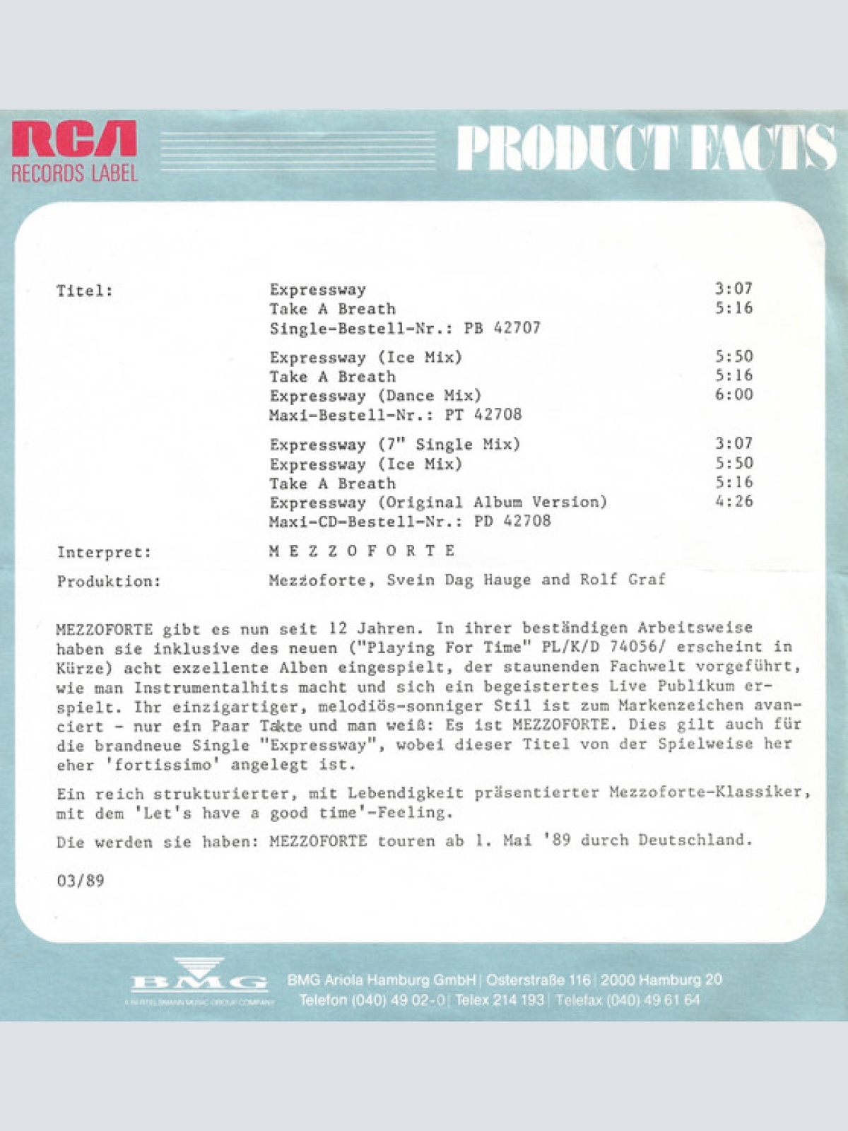 Vinyl / Mezzoforte - Expressway