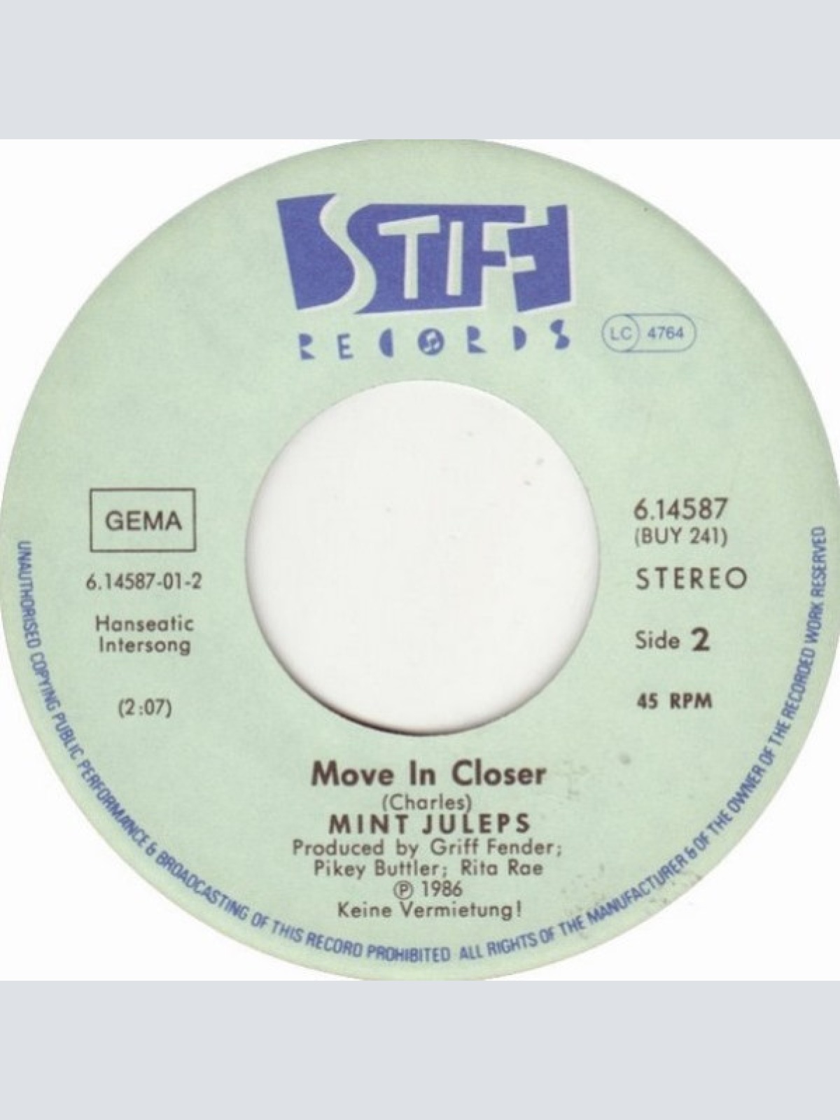 Vinyl / Mint Juleps - Only Love Can Break Your Heart