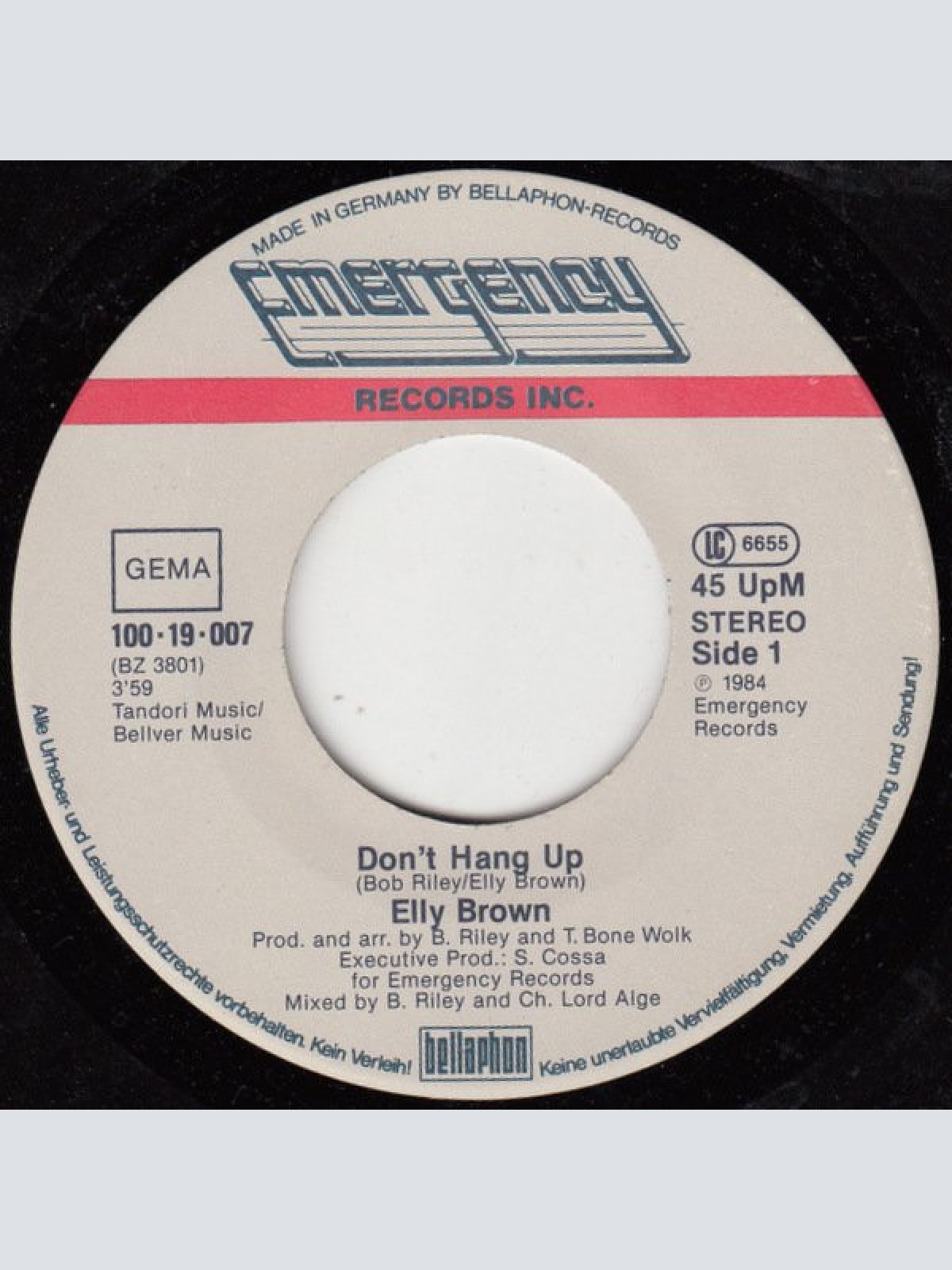 Vinyl / Elly Brown - Don't Hang Up
