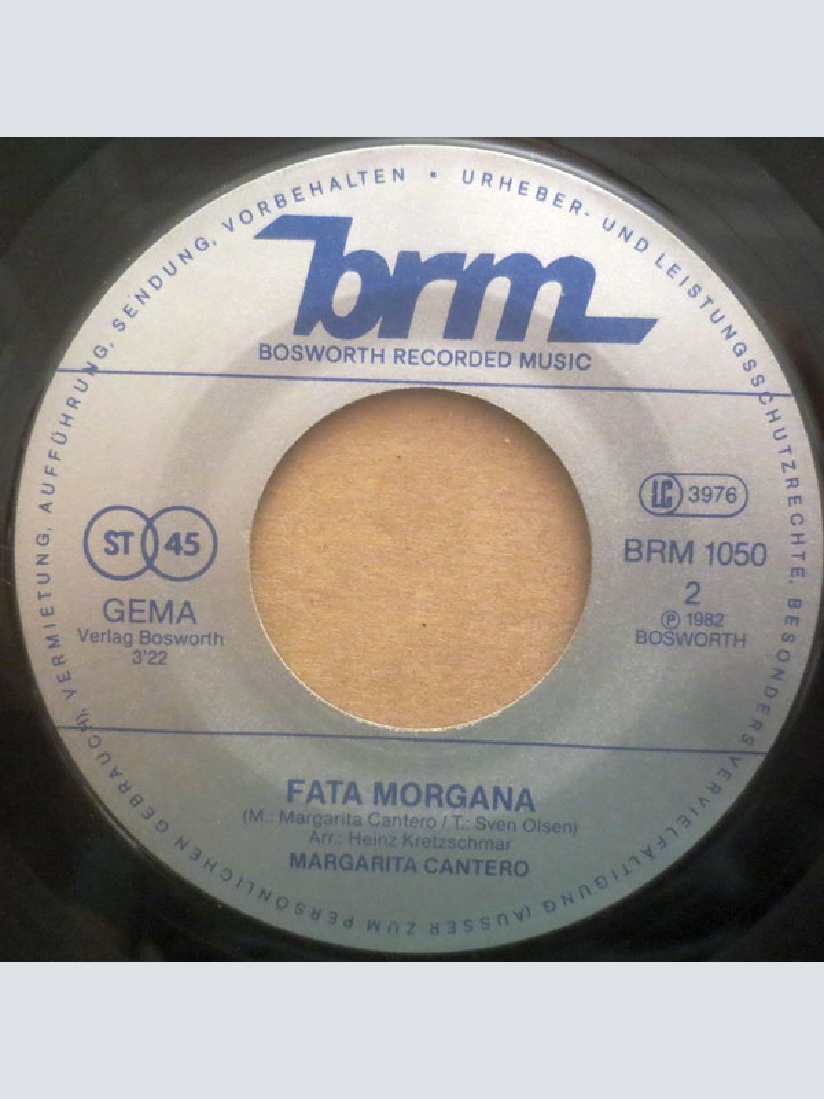 Vinyl / Margarita Cantero - Maria Do Rio