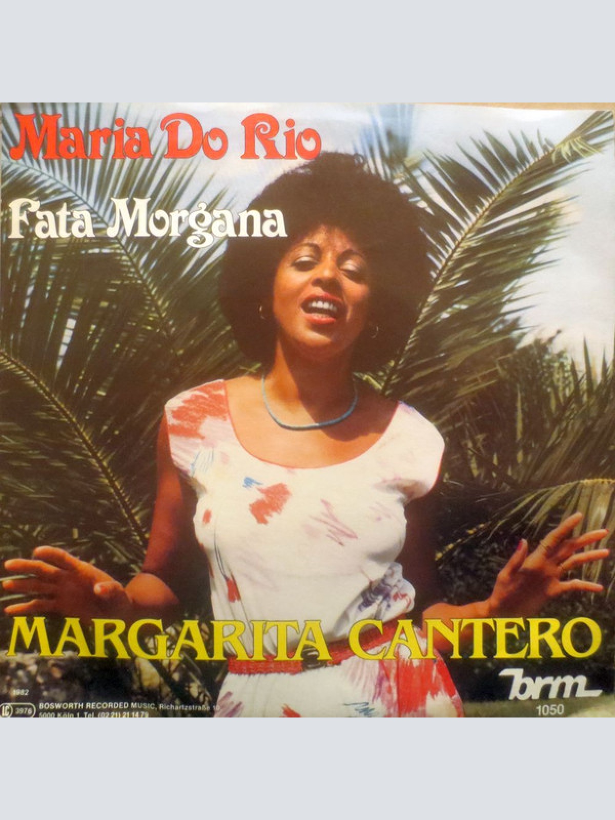 Vinyl / Margarita Cantero - Maria Do Rio