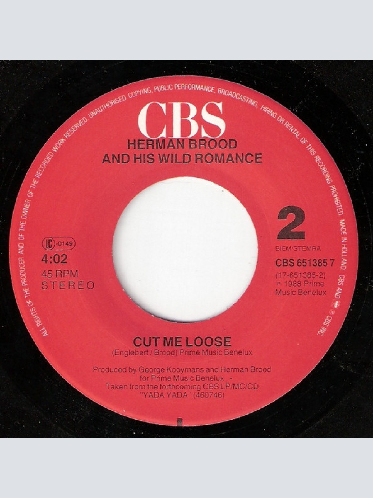 Vinyl / Herman Brood & His Wild Romance - Sleepin' Bird