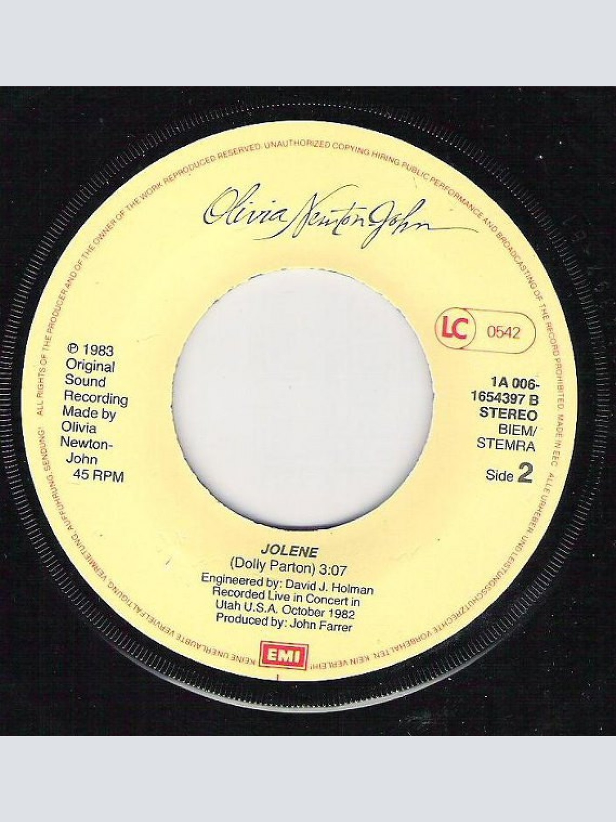 Vinyl / Olivia* - Twist Of Fate