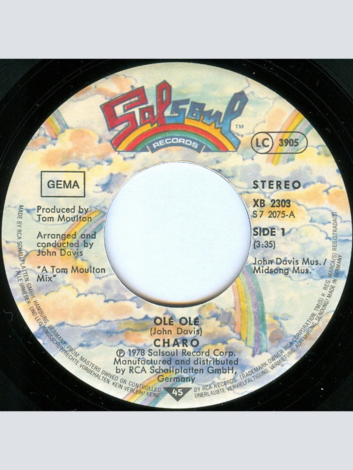 Vinyl / Charo - Olé Olé