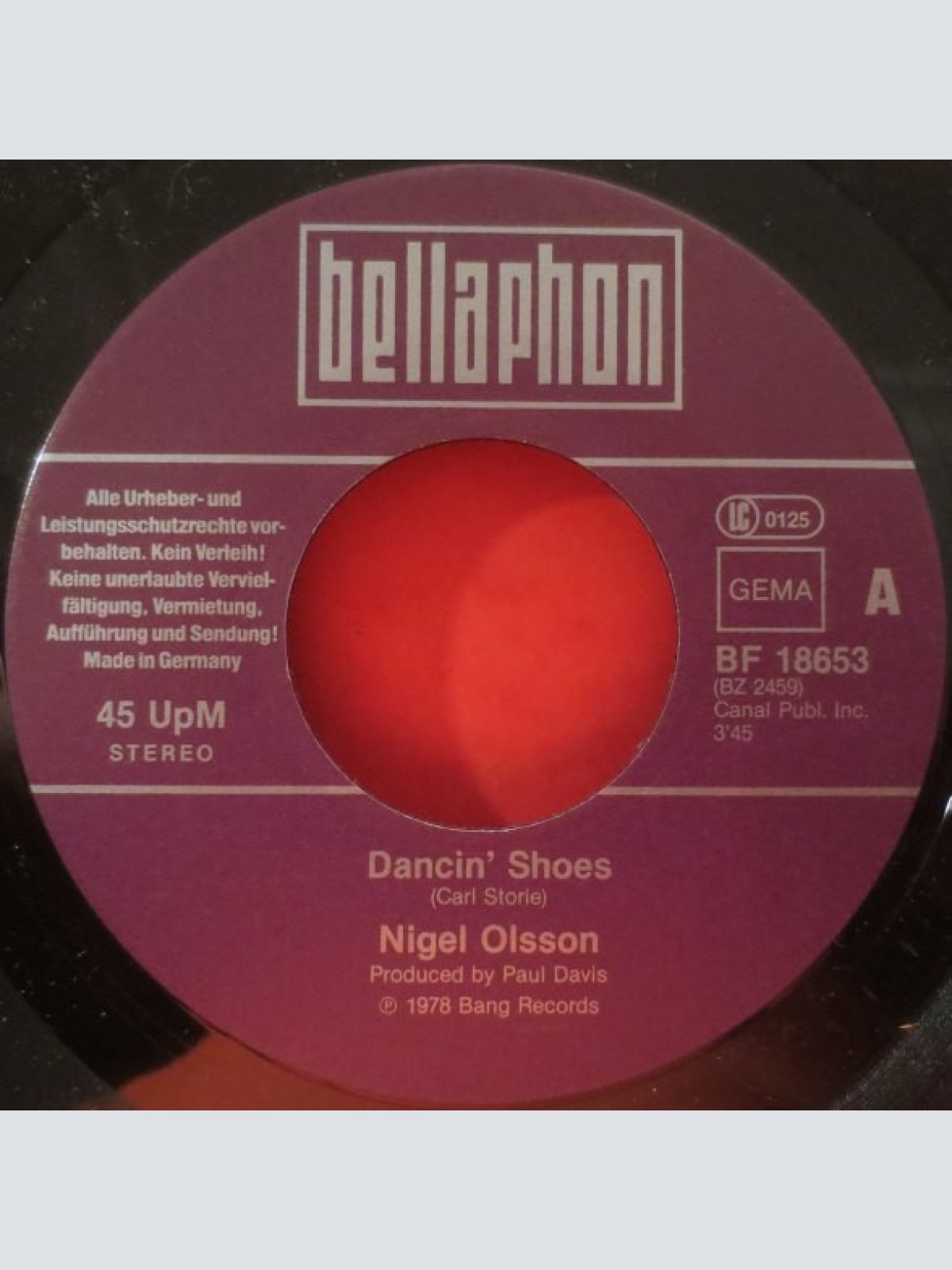 Vinyl / Nigel Olsson - Dancin' Shoes