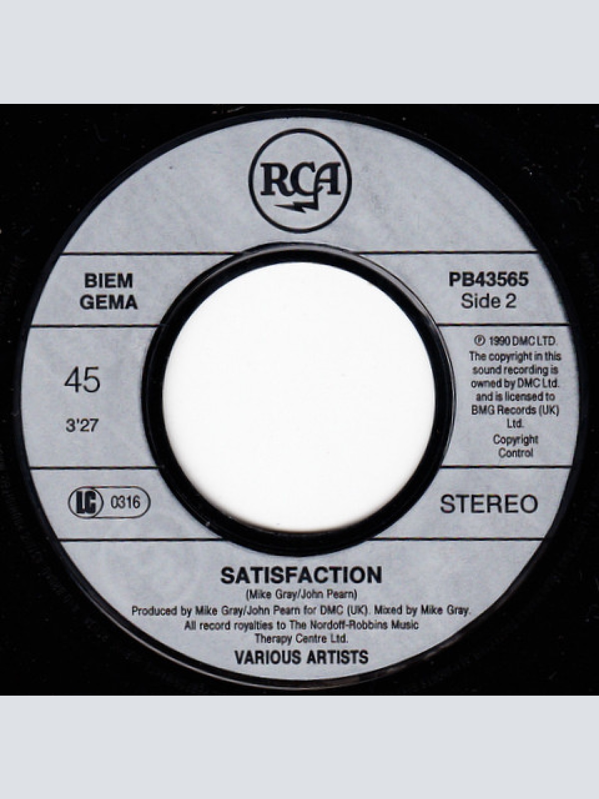 Vinyl / Various - The Brits 1990 (Dance Medley)