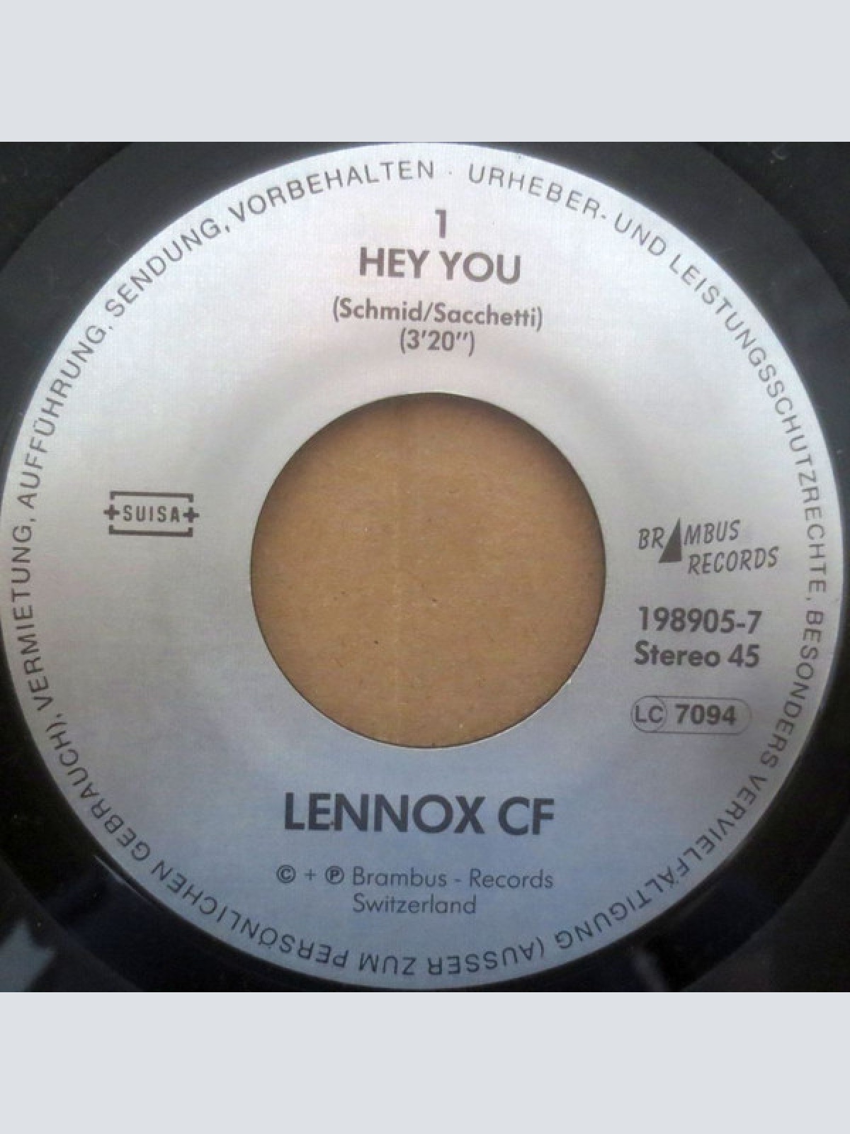 Vinyl / Lennox CF - Hey You