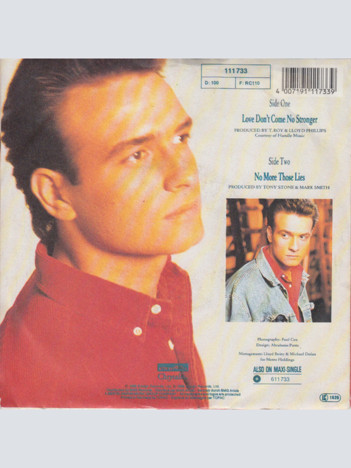 Vinyl / Tony Stone - Love Don't Come No Stronger