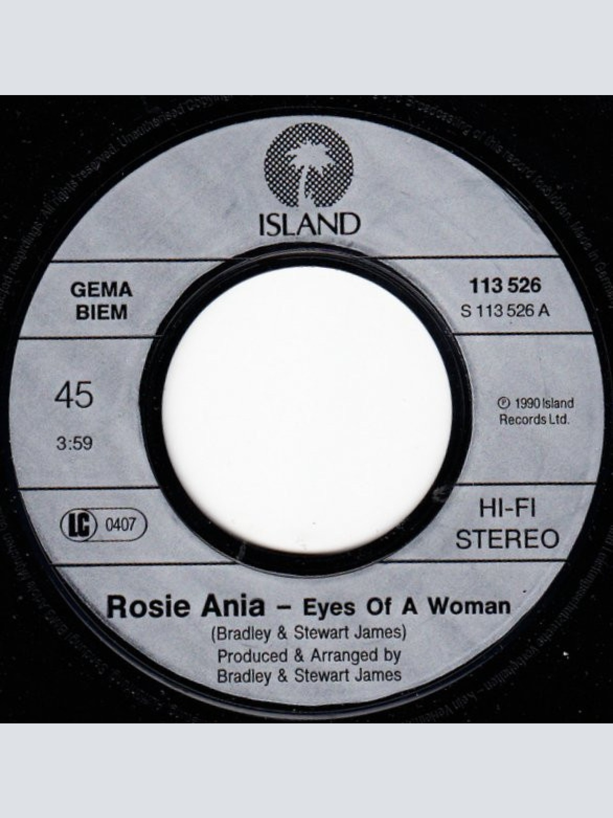 Vinyl / Rosie Ania - Eyes Of A Woman
