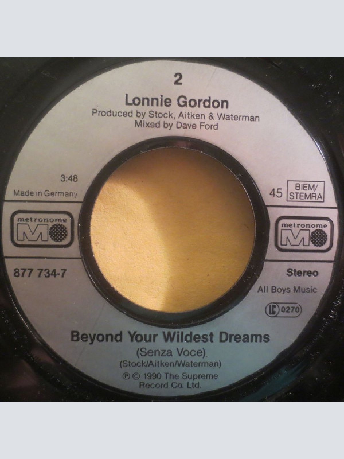 Vinyl / Lonnie Gordon - Beyond Your Wildest Dreams