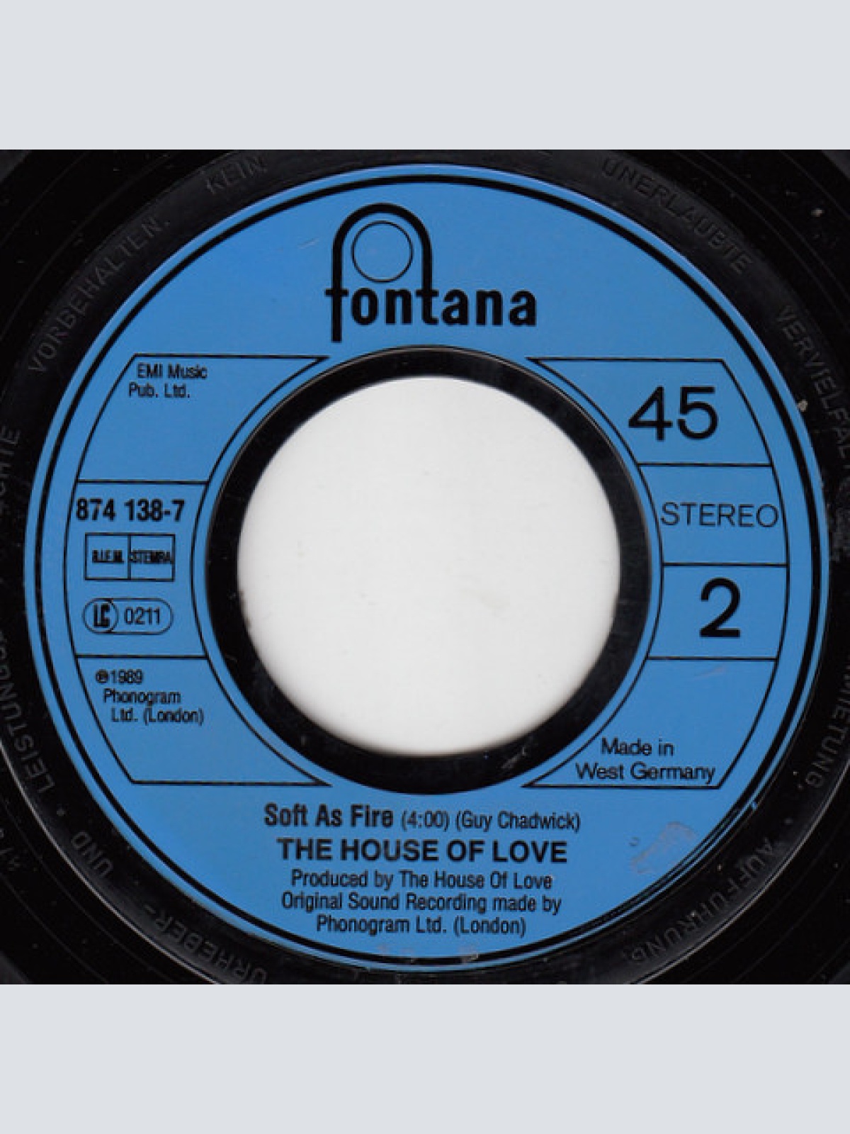 Vinyl / The House Of Love - Never