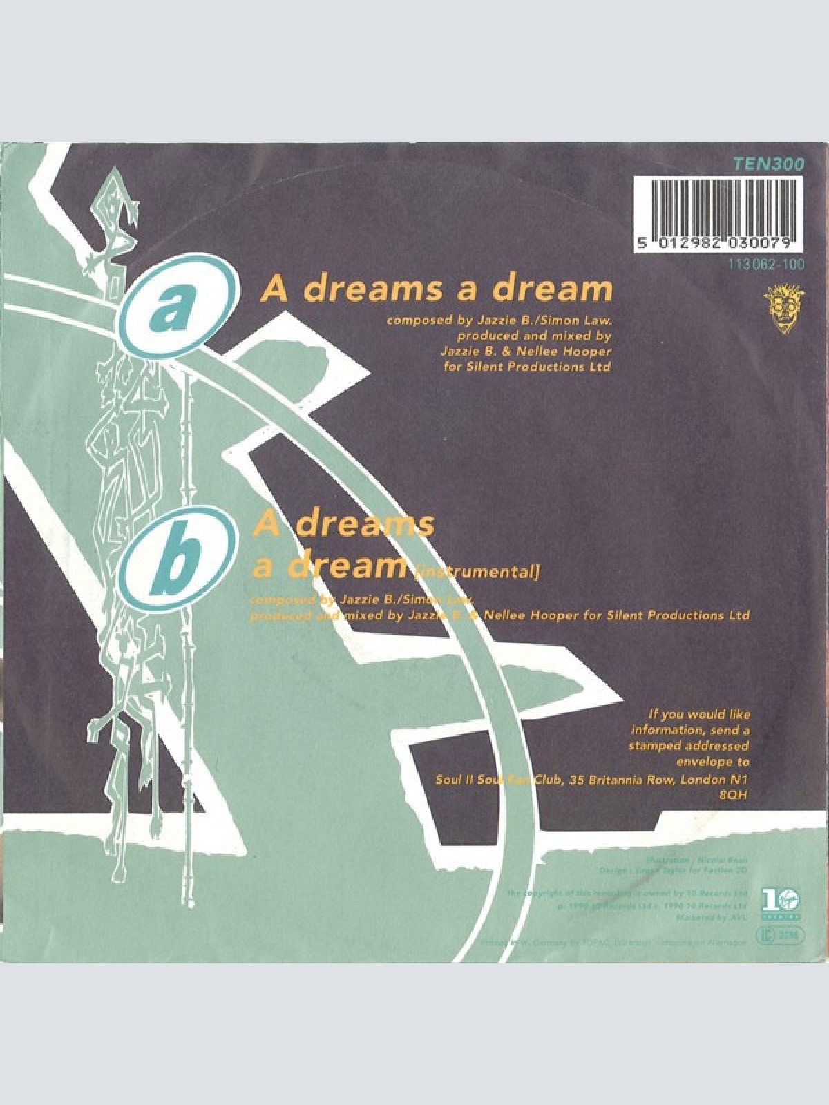 Vinyl / Soul II Soul - A Dreams A Dream