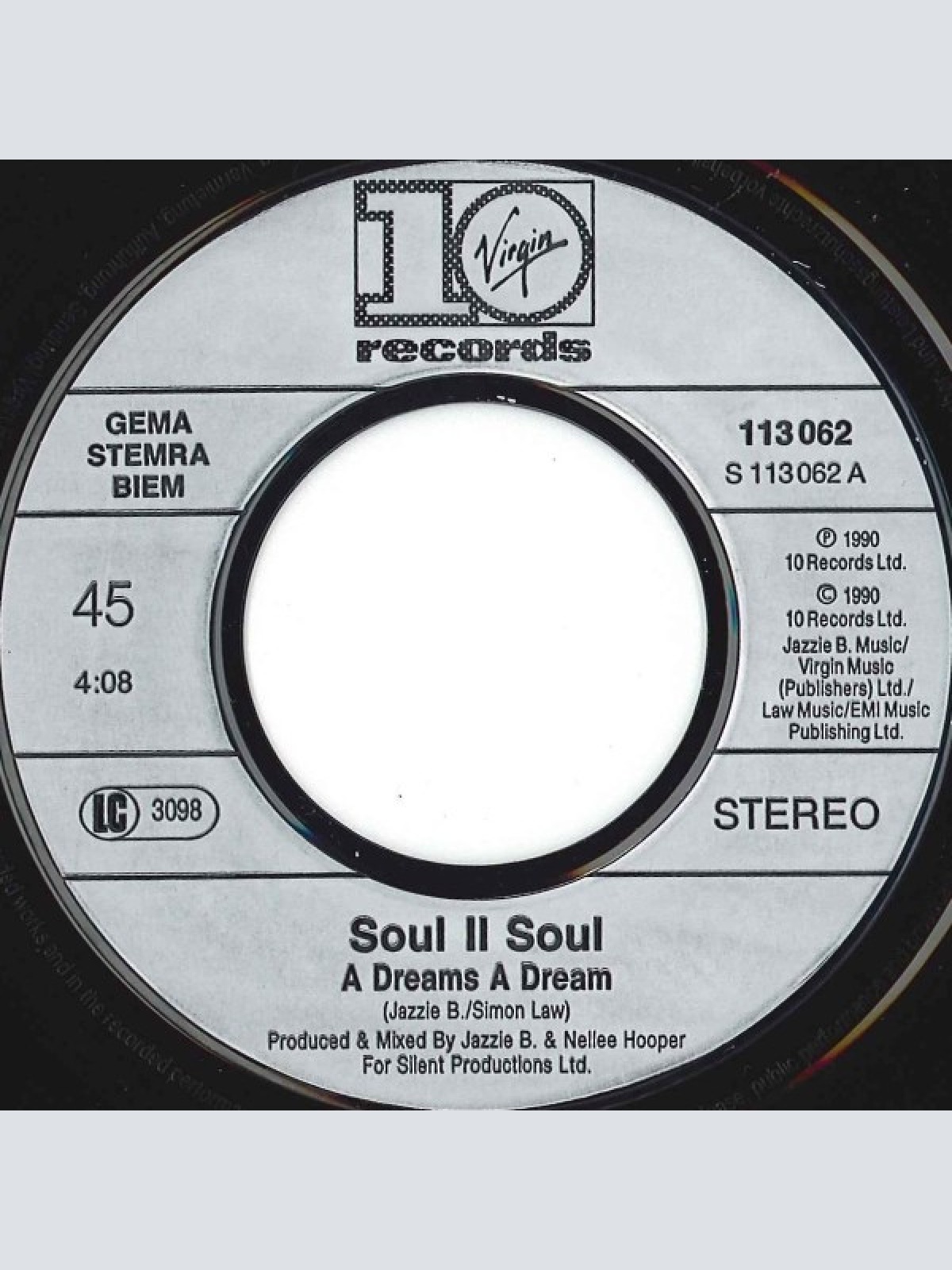 Vinyl / Soul II Soul - A Dreams A Dream