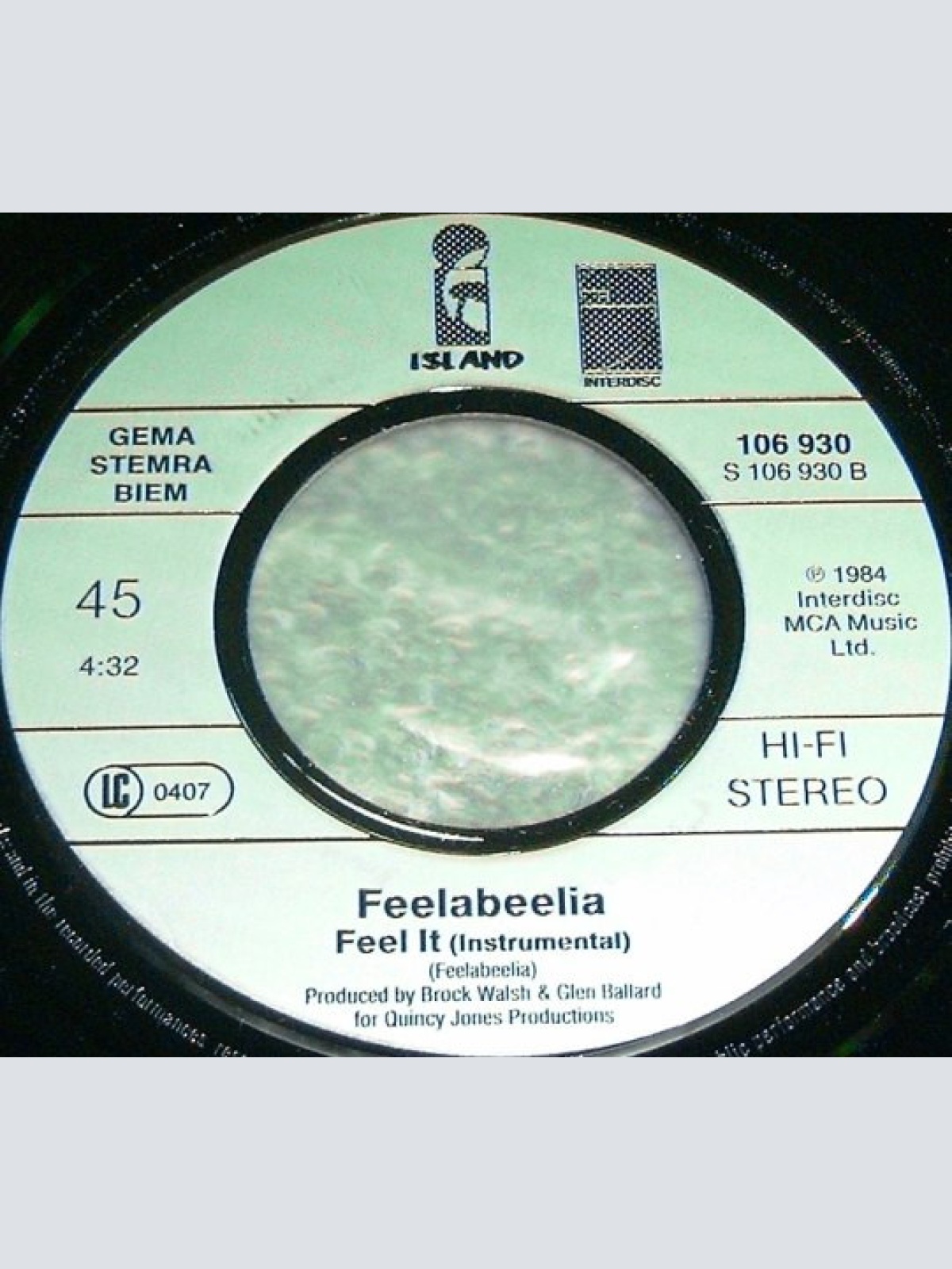 Vinyl / Feelabeelia - Feel It