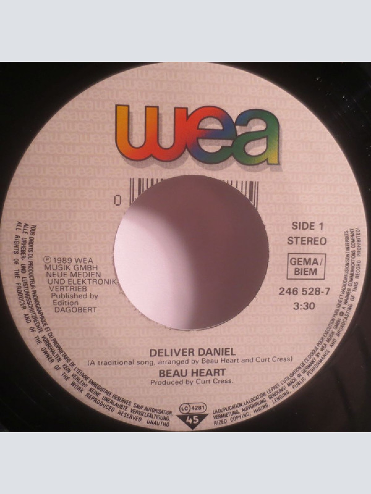 Vinyl / Beau Heart - Deliver Daniel