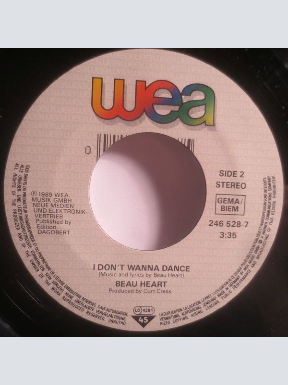 Vinyl / Beau Heart - Deliver Daniel