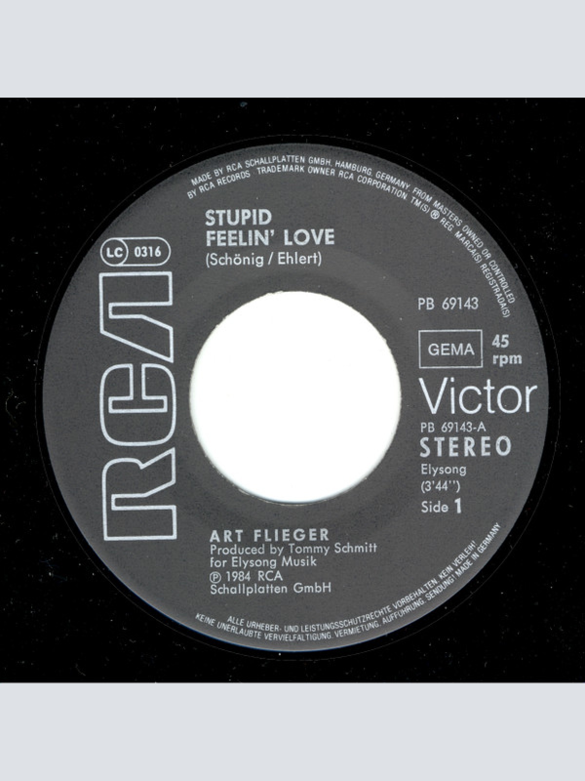 Vinyl / Art Flieger - Stupid Feelin' Love