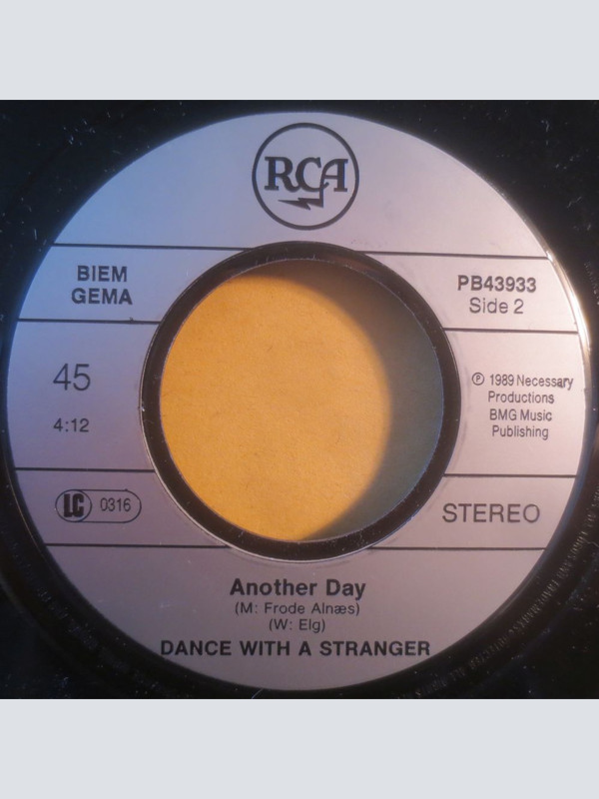 Vinyl / Dance With A Stranger - Stop Looking For Love