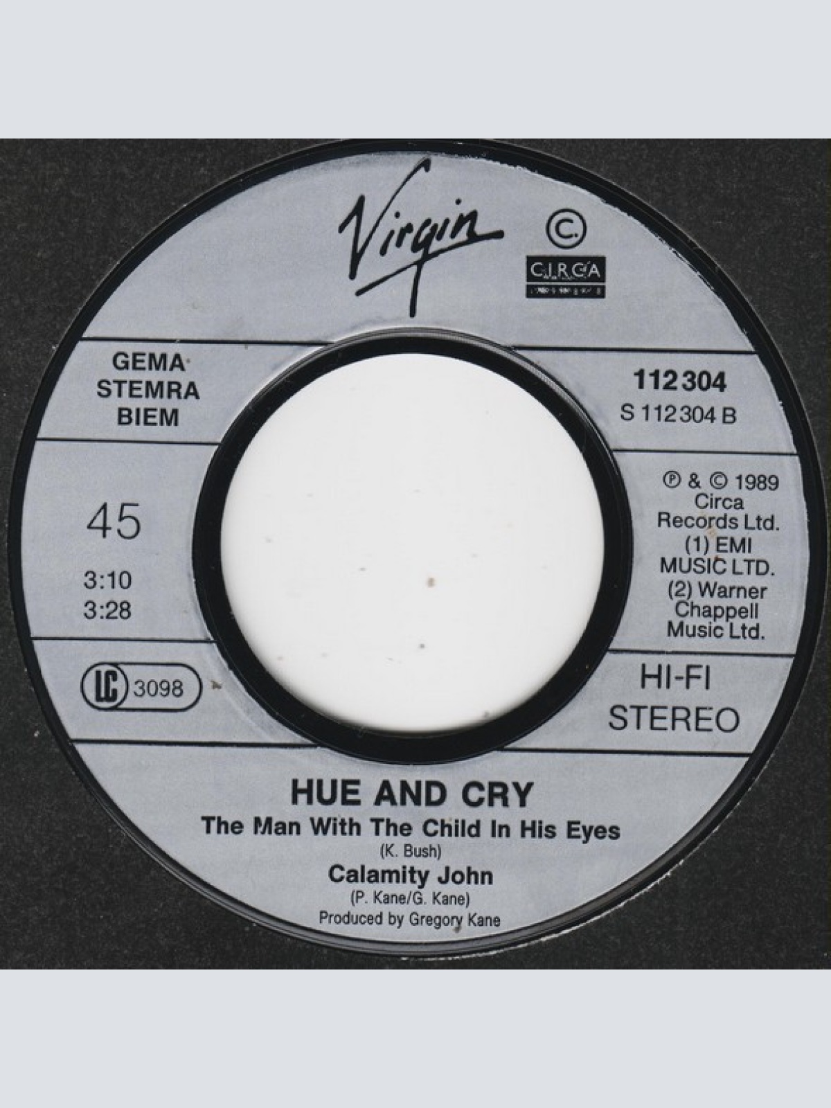 Vinyl / Hue And Cry* - Violently