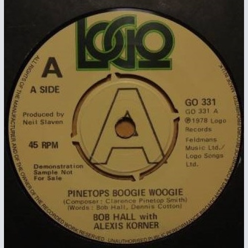 Vinyl / Bob Hall (3) With Alexis Korner - Pinetops Boogie Woogie