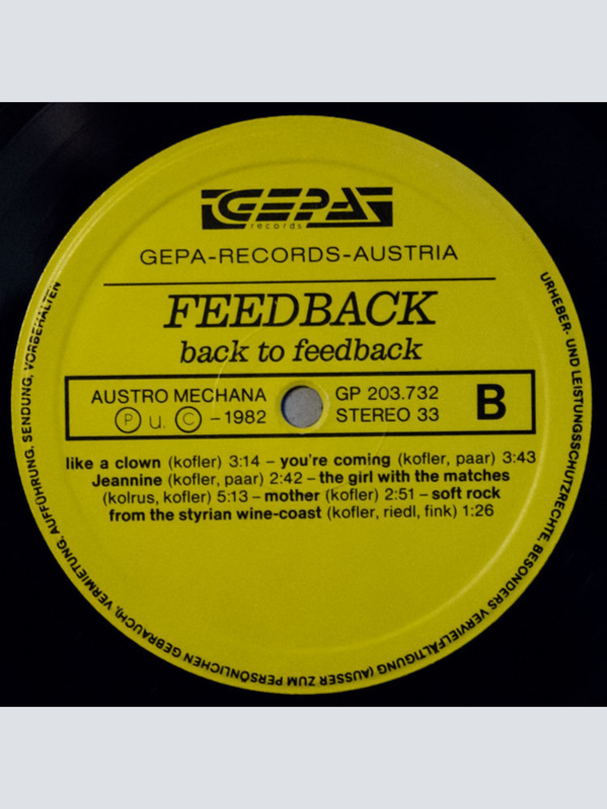 Vinyl / Feedback (42) - Back To Feedback