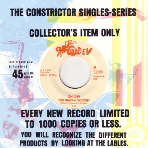 Vinyl / Oh' Dev - 100 Times A Whore / Raving Bonkers