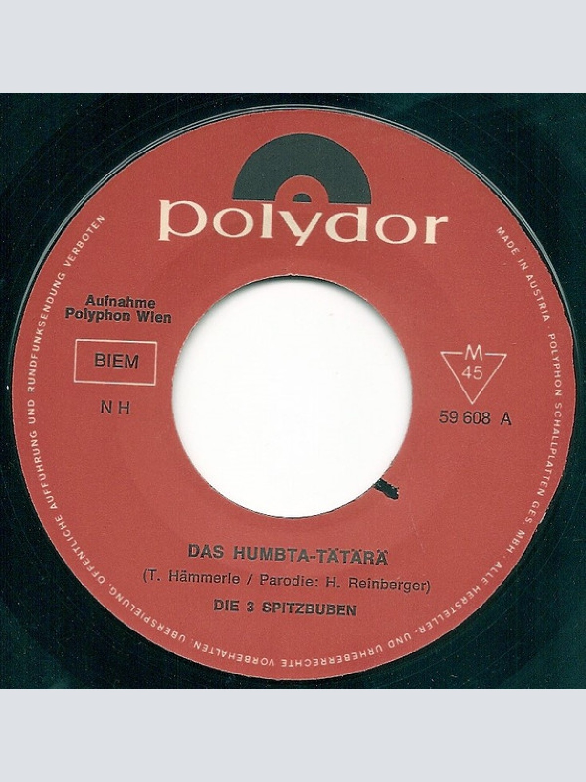 Vinyl / Die 3 Spitzbuben - Das Humbta-Tätärä