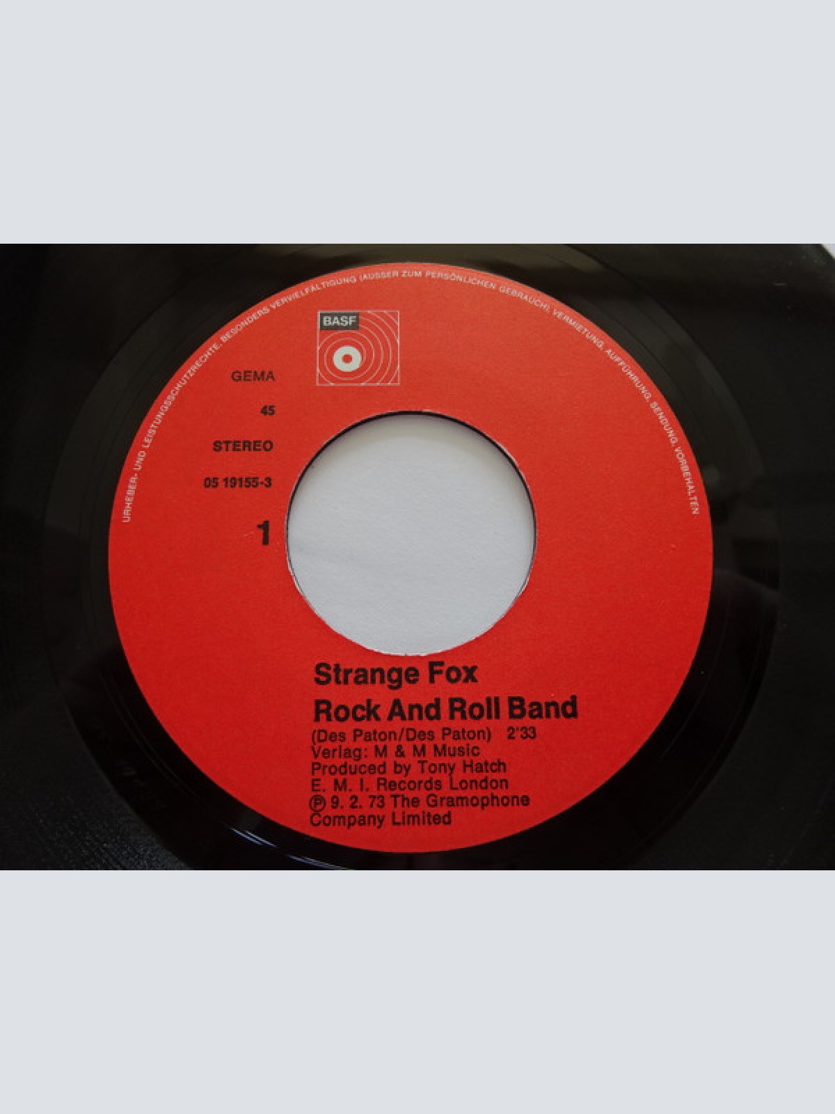 Vinyl / Strange Fox - Rock And Roll Band / Ask Me All