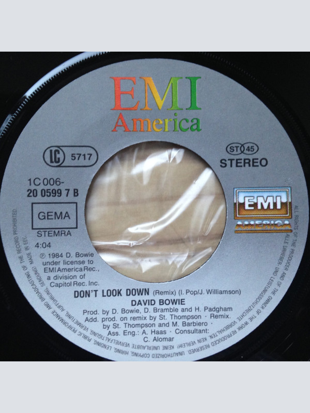 Vinyl / David Bowie - Loving The Alien (Re-Mixed Version)