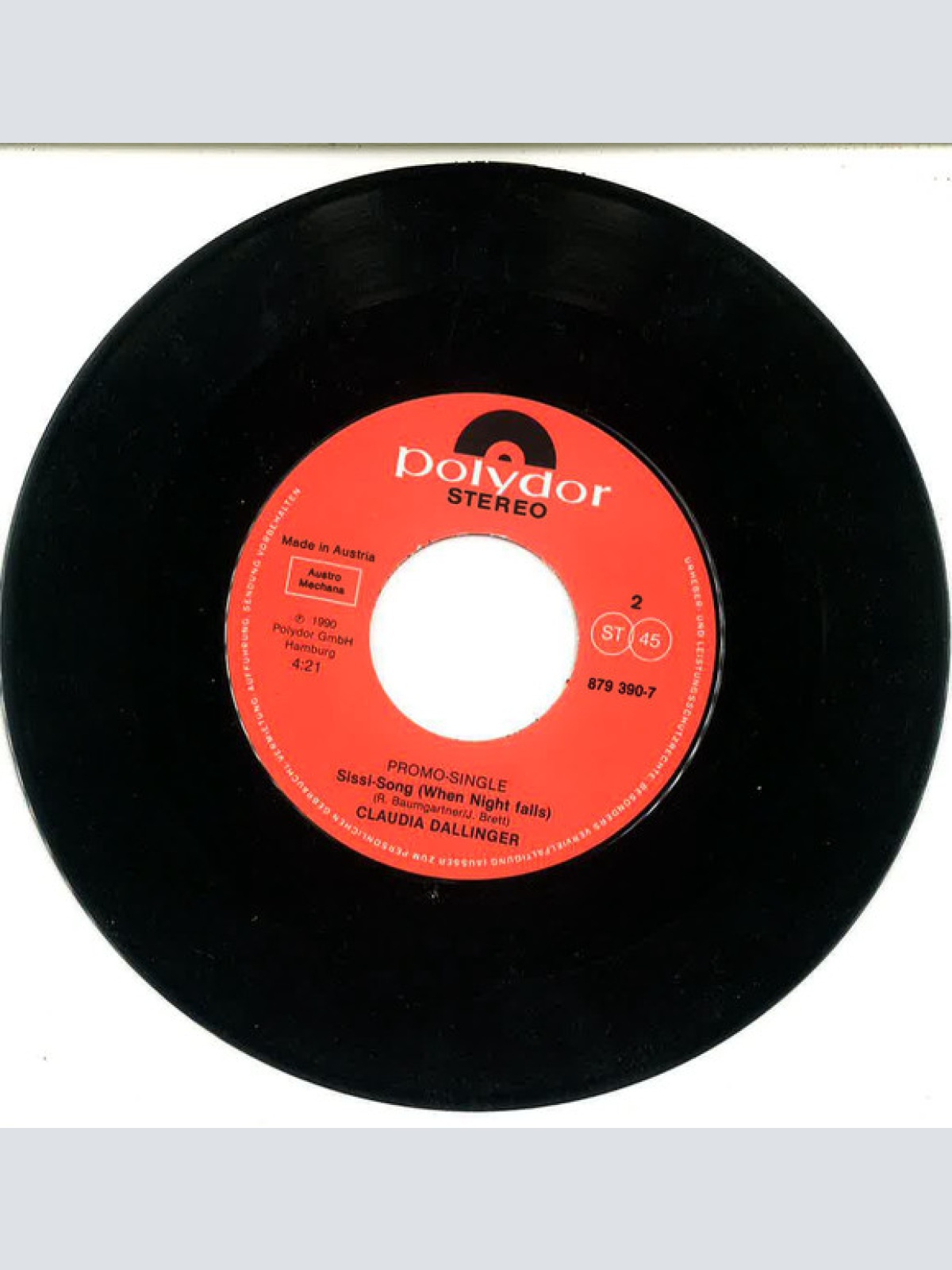 Vinyl / Claudia Dallinger - Singt Aus Der Musical-Operette SISSI & ROMY