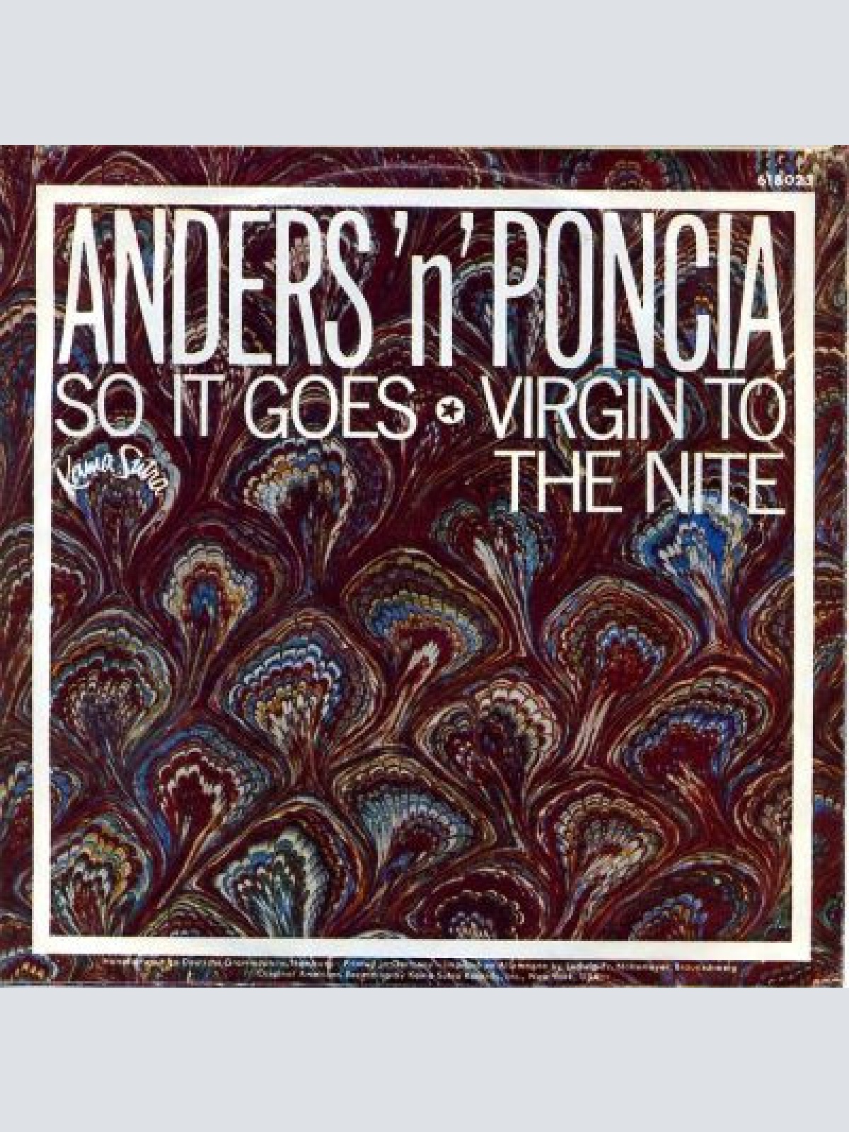 Vinyl / Anders & Poncia - So It Goes