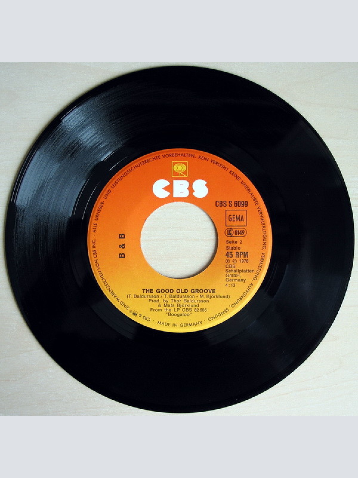 Vinyl / B & B (7) - Boogaloo