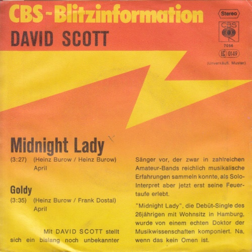 Vinyl / David Scott (16) - Midnight Lady