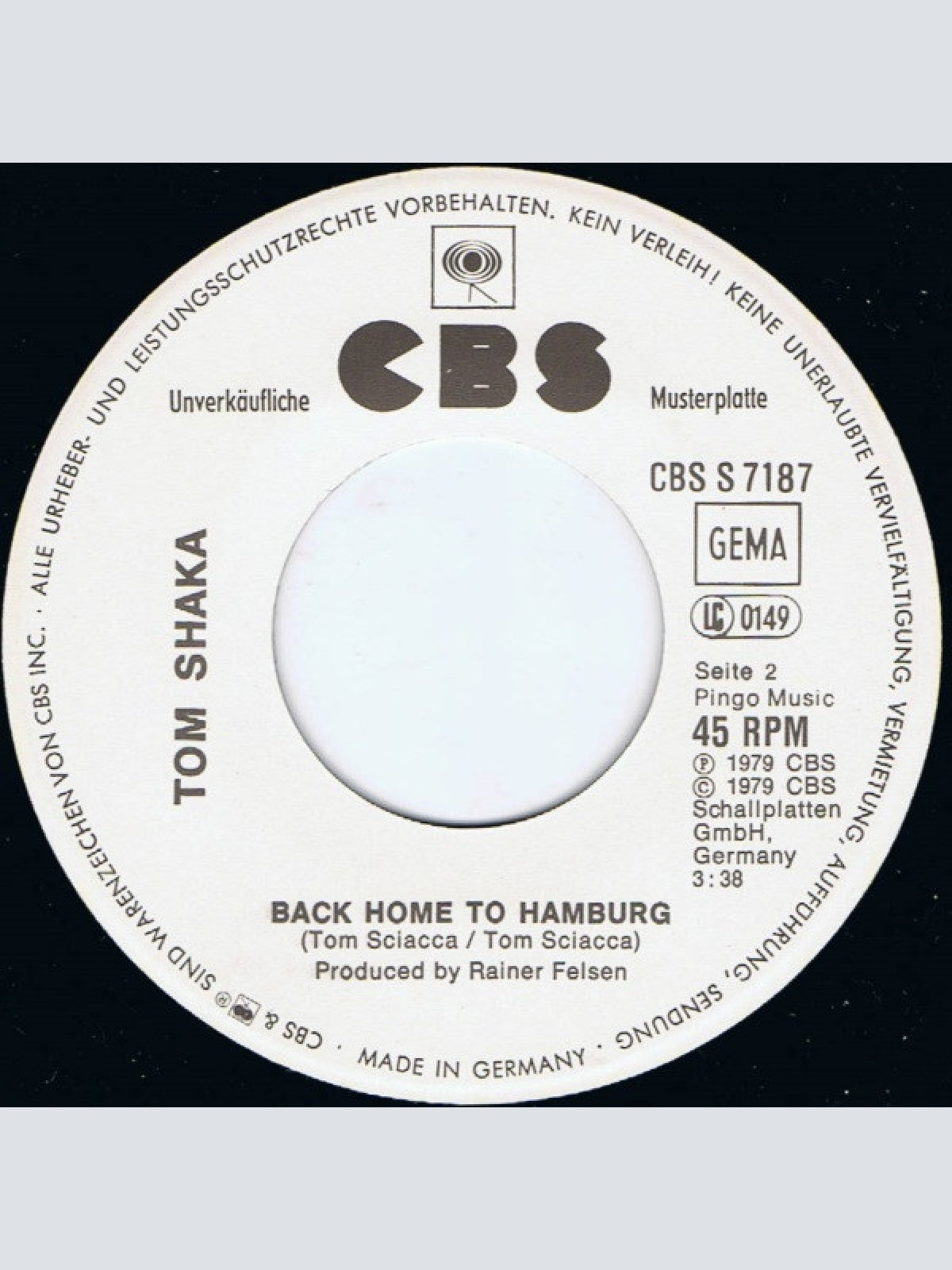 Vinyl / Tom Shaka - Lolita