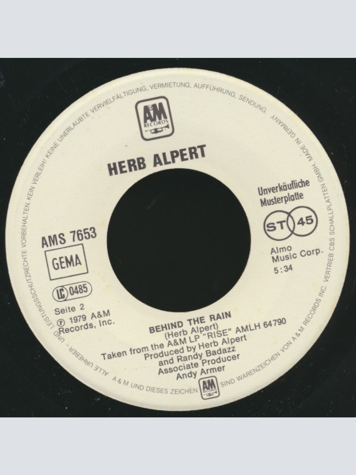 Vinyl / Herb Alpert - Rotation